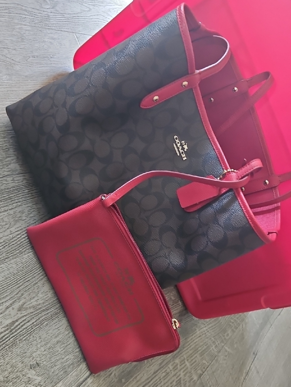 Coach Reversible City Tote Bag. - Picture 2 of 6
